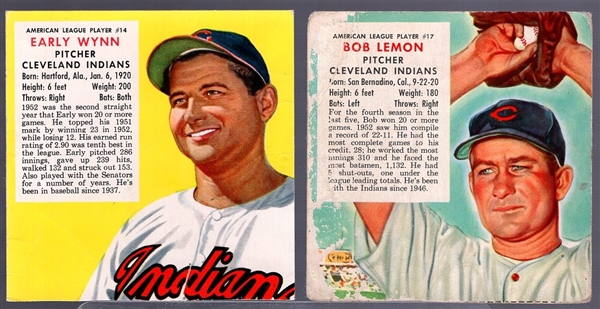 1953 Red Man Tobacco Bb- 2 Diff- No Tabs-  March expiration backs.