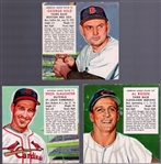 1953 Red Man Tobacco Bb- 3 Diff- No Tabs- May expiration backs.