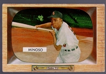 1955 Bowman Baseball- #25 Minnie Minoso, White Sox