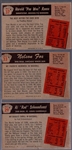 1955 Bowman Baseball- 3 Diff