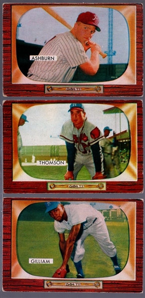 1955 Bowman Baseball- 3 Diff