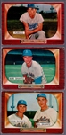 1955 Bowman Baseball- 3 Diff
