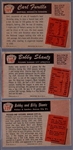 1955 Bowman Baseball- 3 Diff