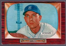 1955 Bowman Baseball- #158 Gil Hodges, Dodgers