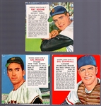 1955 Red Man Tobacco Bb- No Tabs -3 Diff