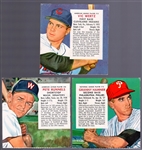 1955 Red Man Tobacco Bb- No Tabs- 3 Diff
