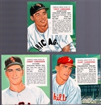 1955 Red Man Tobacco Bb- No Tabs- 3 Diff