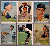 1957 Topps Baseball- 6 Diff
