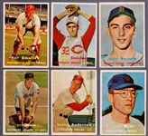 1957 Topps Baseball- 6 Diff