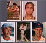 1957 Topps Bb- 5 Diff