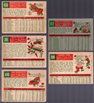 1959 Topps Bb- 5 Diff