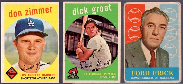 1959 Topps Bb- 7 Diff