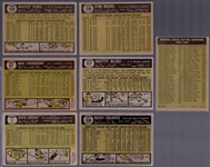 1961 Topps Bb- 7 Diff