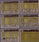 1961 Topps Bb- 6 Diff