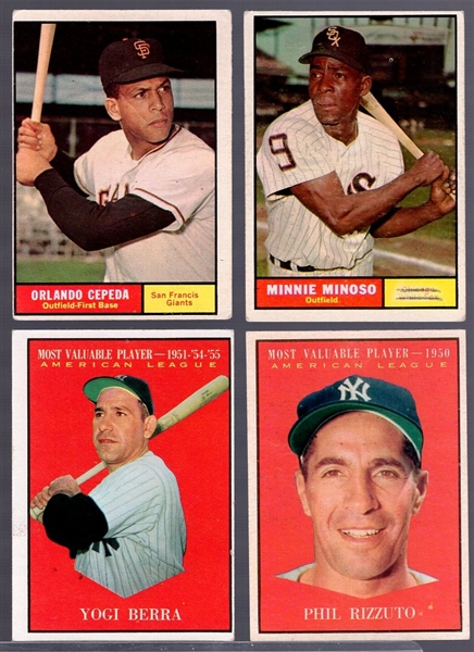 1961 Topps Bb- 6 Diff