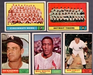 1961 Topps Bb- 75 Asst