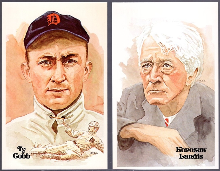 1980 Perez-Steele Hall of Fame Baseball Postcard- First Series Set of 30