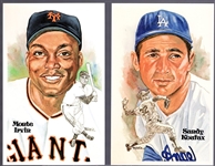 1981 Perez-Steele Hall of Fame Baseball Postcard- 5th Series Set of 30