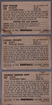 1952 Bowman Large Football- 3 Diff