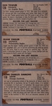 1952 Bowman Large Football- 3 Diff
