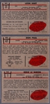1953 Bowman Football- 3 Diff