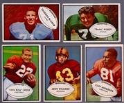 1953 Bowman Football- 5 Diff