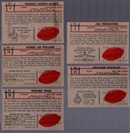 1953 Bowman Football- 5 Diff