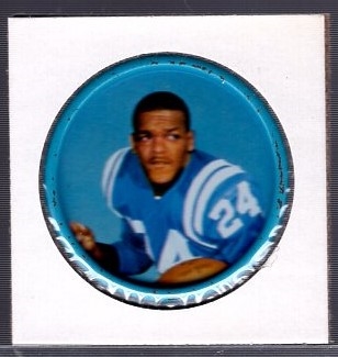 1962-63 Salada Football Metal Coin- #2 Lenny Moore, Colts