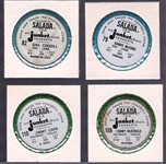 1962-63 Salada Football Metal Coins- 4 Diff