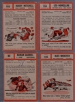 1962 Topps Fb- 4 Diff