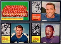 1962 Topps Fb- 15 Cards
