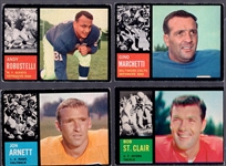 1962 Topps Fb- 35 Cards