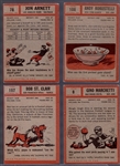 1962 Topps Fb- 35 Cards