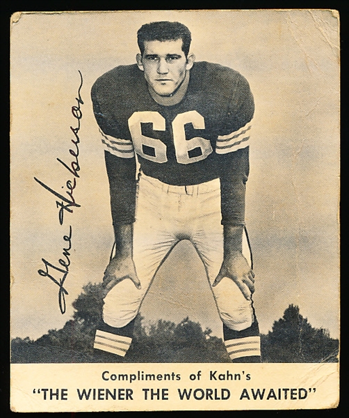 1959 Kahn’s Fb- Gene Hickerson, Browns
