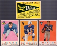 1959 Topps Fb- 20 Cards