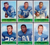 1964 Philly Fb- 6 Diff Detroit Lions