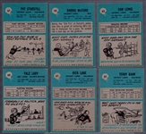 1964 Philly Fb- 6 Diff Detroit Lions