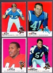 1969 Topps Football- 4 Diff