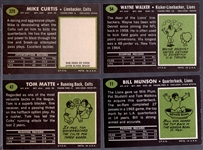 1969 Topps Football- 30 Diff