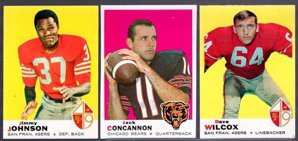 1969 Topps Football- 30 Diff