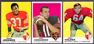 1969 Topps Football- 30 Diff