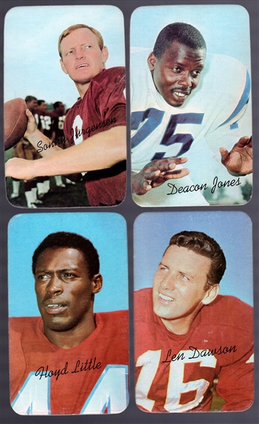 1970 Topps Football Supers- 8 Diff