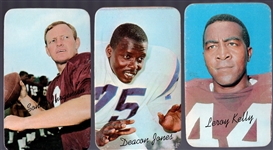 1970 Topps Football Supers- 6 Diff