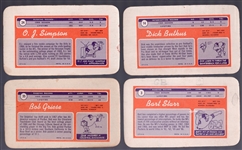 1970 Topps Football Supers- 40 Asst