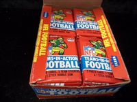 1980 Fleer NFL “Team in Action” Football Cards/Stickers- Unopened 36Ct Wax Box
