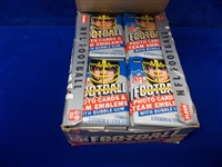 1984 Fleer NFL “Team in Action” Football Cards/ Stickers- Unopened 36Ct Wax Box
