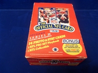 1989 Pro Set Football- Series 2- Unopened Wax Box