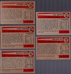 1954 Bowman Baseball- 5 Diff