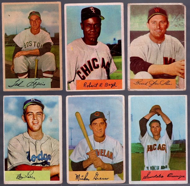 1954 Bowman Bb- 13 Cards