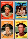 1959 Topps Baseball- 4 Diff